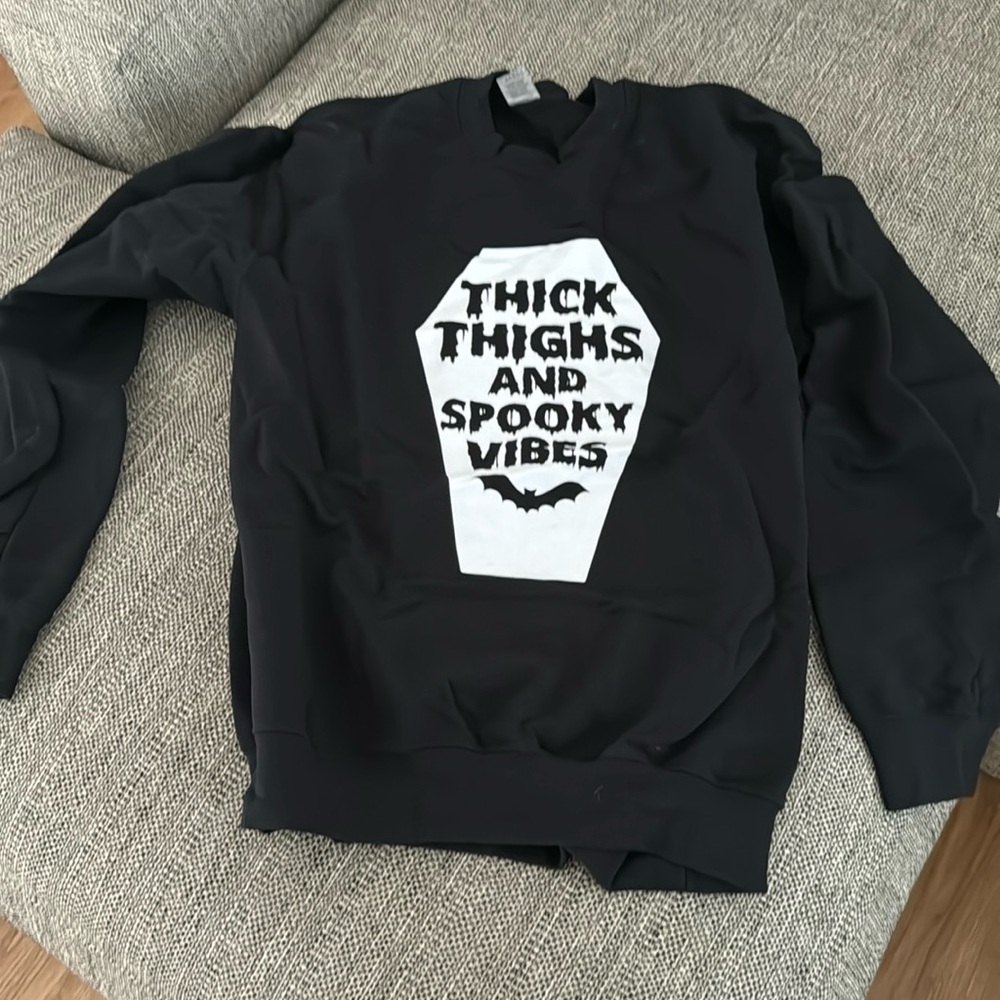 Spooky vibes thick thighs sweatshirt